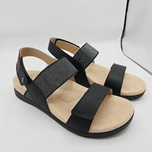 Spenco Orthotic Adjustable‎ Back-Strap Sandals-Sanabel - Black 8